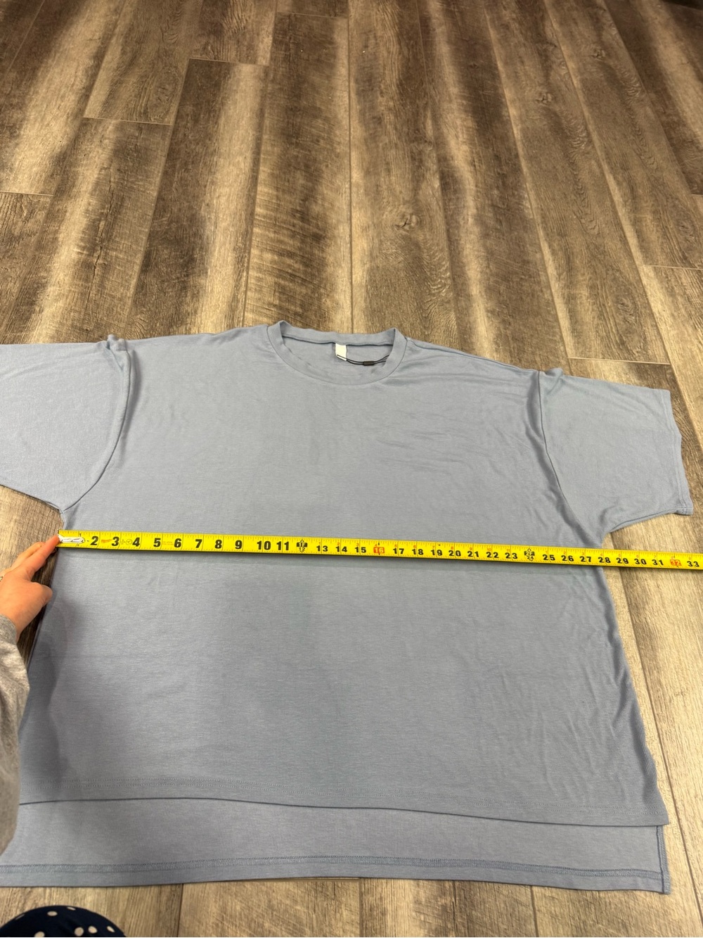 Foxy Kind Blue Ribbed Top - Picture 12 of 12